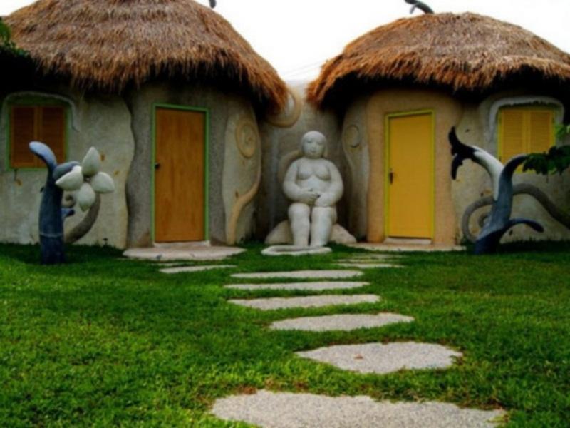 Naidee Sculptured Huts Hotel Hua Hin Bagian luar foto